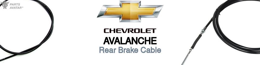 Discover Chevrolet Avalanche Rear Brake Cable For Your Vehicle