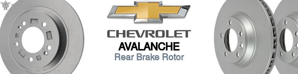 Discover Chevrolet Avalanche Rear Brake Rotors For Your Vehicle