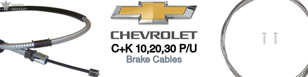 Discover Chevrolet C+k 10,20,30 p/u Brake Cables For Your Vehicle