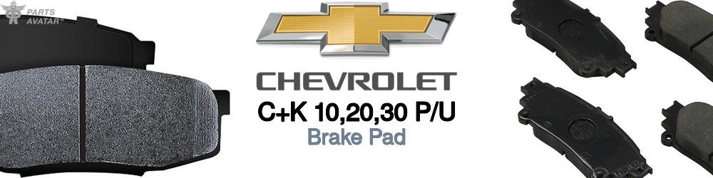Discover Chevrolet C+k 10,20,30 p/u Brake Pads For Your Vehicle