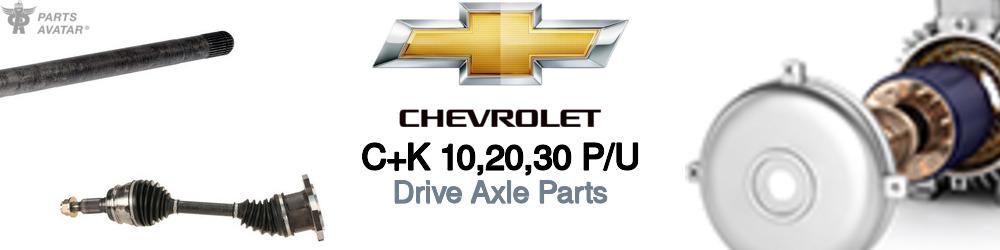 Discover Chevrolet C+k 10,20,30 p/u CV Axle Parts For Your Vehicle