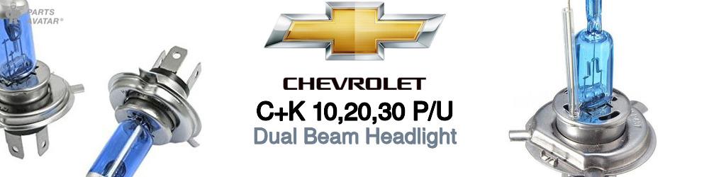Discover Chevrolet C+k 10,20,30 p/u High and Low Beams Bulbs For Your Vehicle