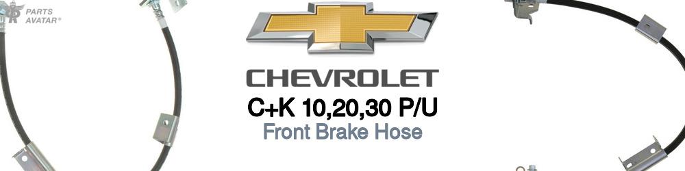 Discover Chevrolet C+k 10,20,30 p/u Front Brake Hoses For Your Vehicle