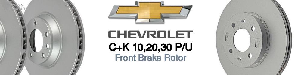 Discover Chevrolet C+k 10,20,30 p/u Front Brake Rotors For Your Vehicle