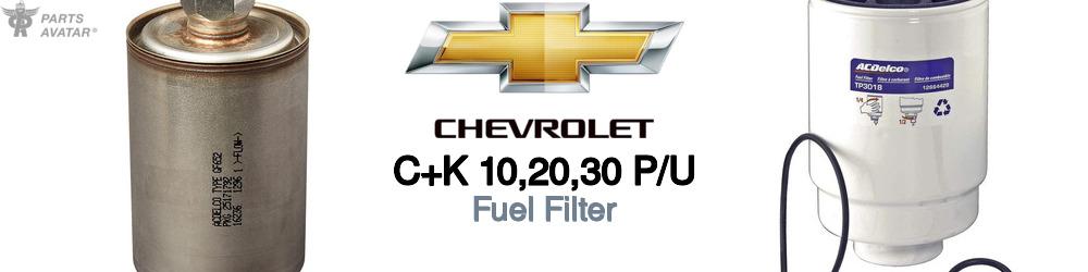 Discover Chevrolet C+k 10,20,30 p/u Fuel Filters For Your Vehicle