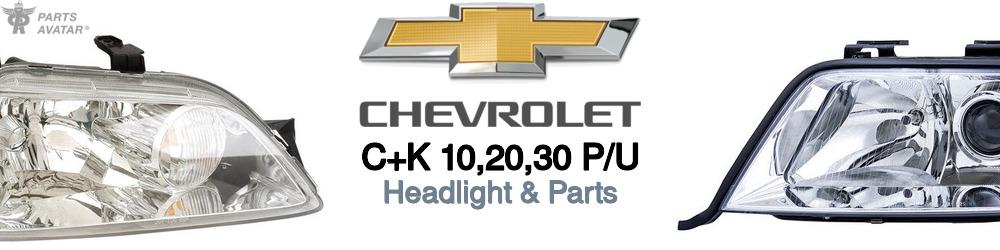 Discover Chevrolet C+k 10,20,30 p/u Headlight Components For Your Vehicle