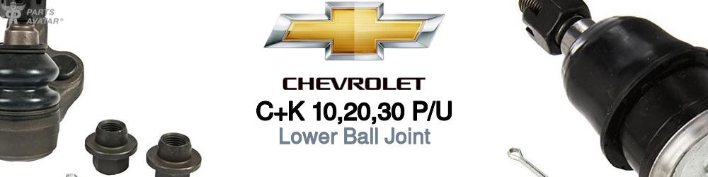 Discover Chevrolet C+k 10,20,30 p/u Lower Ball Joints For Your Vehicle