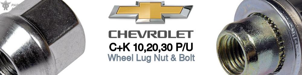 Discover Chevrolet C+k 10,20,30 p/u Wheel Lug Nut & Bolt For Your Vehicle