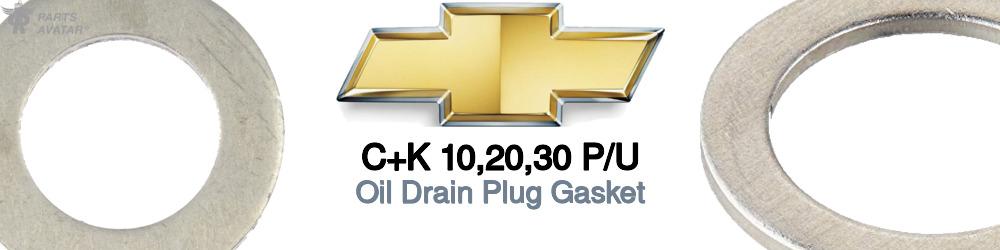 Discover Chevrolet C+k 10,20,30 p/u Drain Plug Gaskets For Your Vehicle