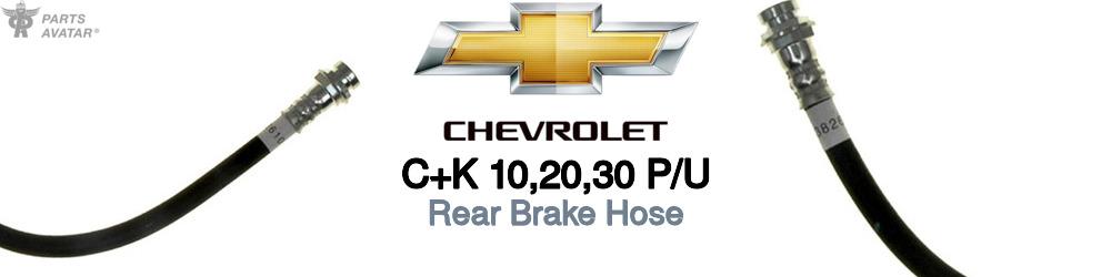 Discover Chevrolet C+k 10,20,30 p/u Rear Brake Hoses For Your Vehicle
