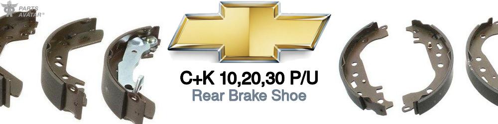 Discover Chevrolet C+k 10,20,30 p/u Rear Brake Shoe For Your Vehicle