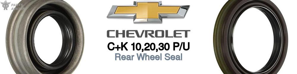 Discover Chevrolet C+k 10,20,30 p/u Rear Wheel Bearing Seals For Your Vehicle