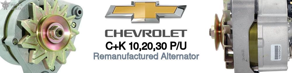 Discover Chevrolet C+k 10,20,30 p/u Remanufactured Alternator For Your Vehicle