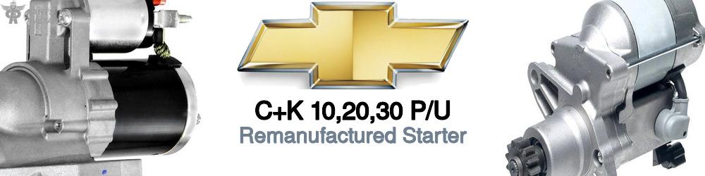 Discover Chevrolet C+k 10,20,30 p/u Starter Motors For Your Vehicle