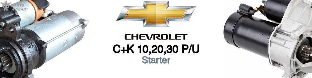 Discover Chevrolet C+k 10,20,30 p/u Starters For Your Vehicle
