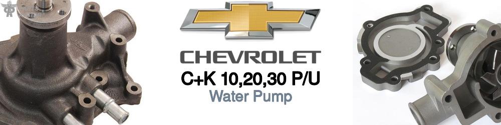 Discover Chevrolet C+k 10,20,30 p/u Water Pumps For Your Vehicle