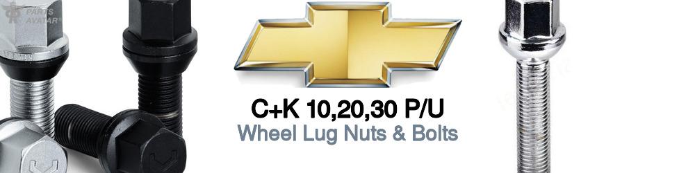 Discover Chevrolet C+k 10,20,30 p/u Wheel Lug Nuts & Bolts For Your Vehicle