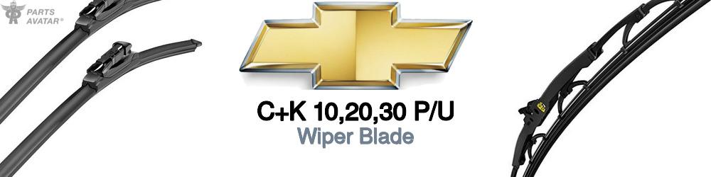 Discover Chevrolet C+k 10,20,30 p/u Wiper Blades For Your Vehicle