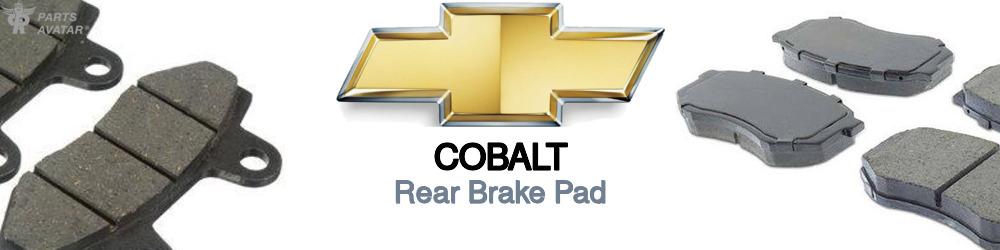 Discover Chevrolet Cobalt Rear Brake Pads For Your Vehicle