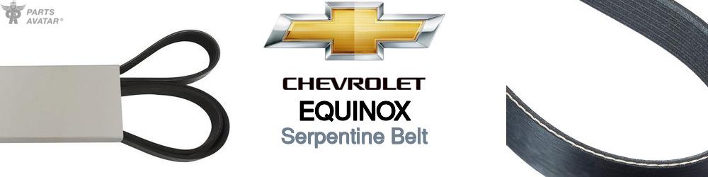 Discover Chevrolet Equinox Serpentine Belts For Your Vehicle