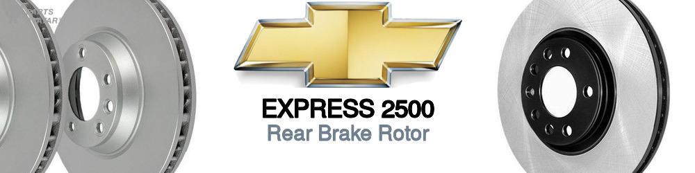 Discover Chevrolet Express 2500 Rear Brake Rotors For Your Vehicle