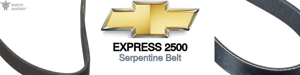 Discover Chevrolet Express 2500 Serpentine Belts For Your Vehicle