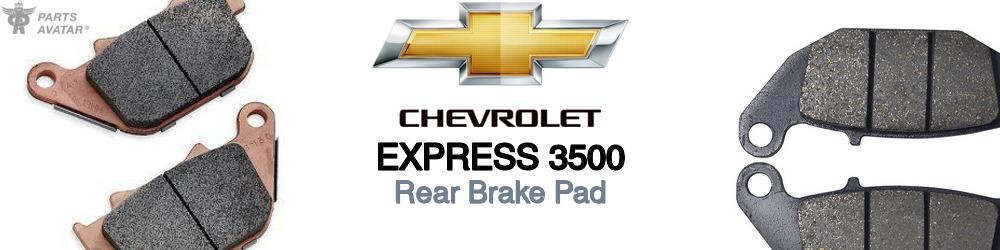 Discover Chevrolet Express 3500 Rear Brake Pads For Your Vehicle