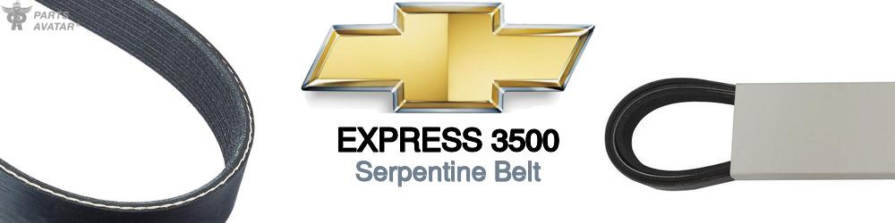 Discover Chevrolet Express 3500 Serpentine Belts For Your Vehicle