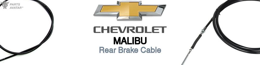 Discover Chevrolet Malibu Rear Brake Cable For Your Vehicle