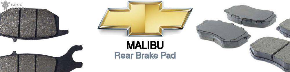 Discover Chevrolet Malibu Rear Brake Pads For Your Vehicle