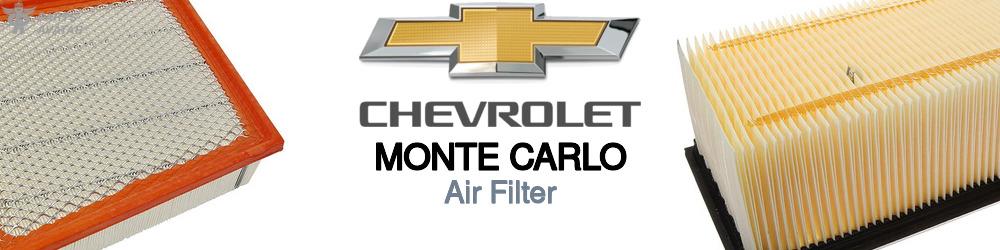 Discover Chevrolet Monte carlo Engine Air Filters For Your Vehicle
