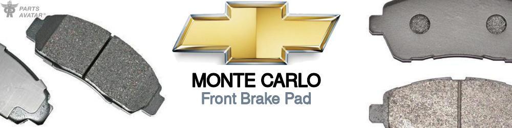 Discover Chevrolet Monte carlo Front Brake Pads For Your Vehicle