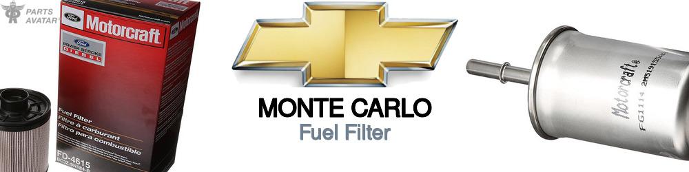 Discover Chevrolet Monte carlo Fuel Filters For Your Vehicle