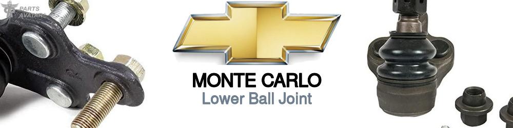 Discover Chevrolet Monte carlo Lower Ball Joints For Your Vehicle