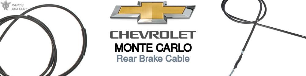 Discover Chevrolet Monte carlo Rear Brake Cable For Your Vehicle