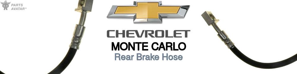 Discover Chevrolet Monte carlo Rear Brake Hoses For Your Vehicle