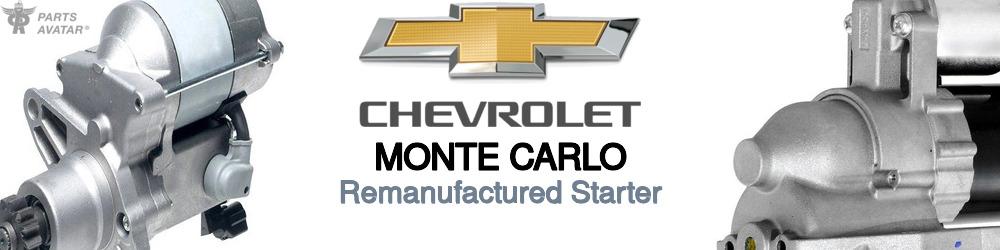Discover Chevrolet Monte carlo Starter Motors For Your Vehicle