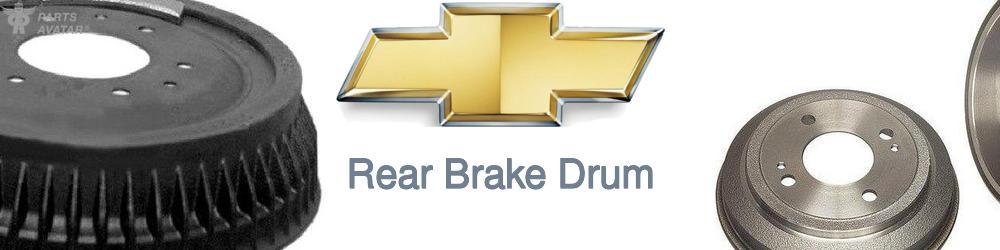 Discover Chevrolet Rear Brake Drum For Your Vehicle