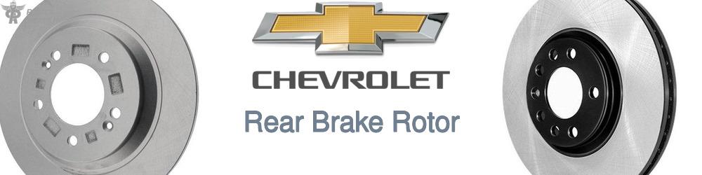 Discover Chevrolet Rear Brake Rotors For Your Vehicle