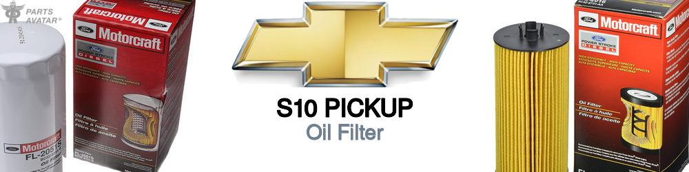 Discover Chevrolet S10 pickup Engine Oil Filters For Your Vehicle