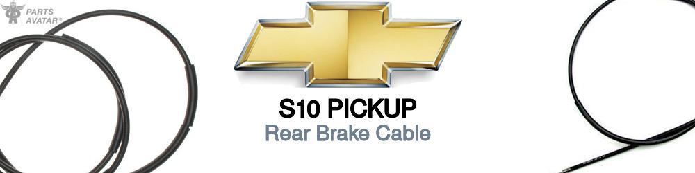 Discover Chevrolet S10 pickup Rear Brake Cable For Your Vehicle