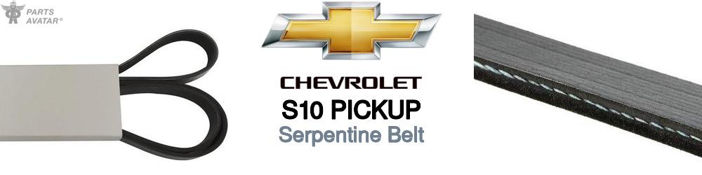 Discover Chevrolet S10 pickup Serpentine Belts For Your Vehicle