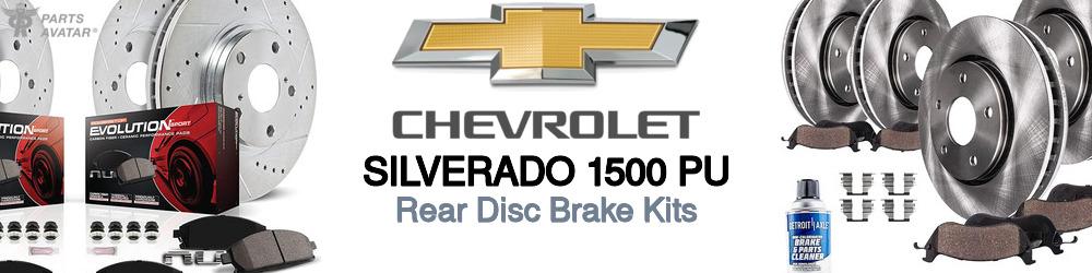 Discover Chevrolet Silverado 1500 pu Rear Brake Rotors and Pads For Your Vehicle