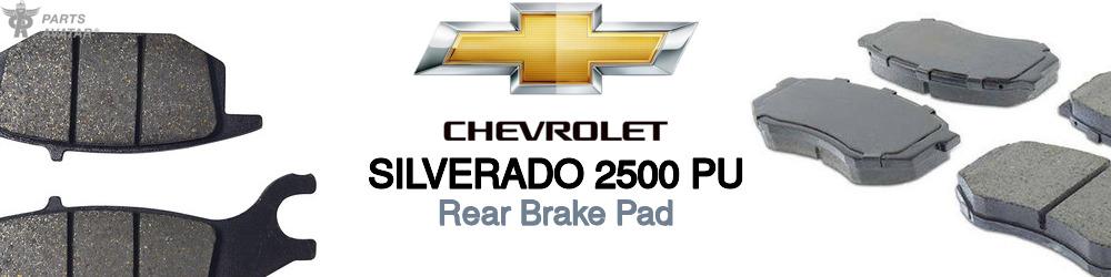 Discover Chevrolet Silverado 2500 pu Rear Brake Pads For Your Vehicle