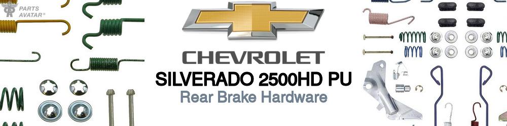 Chevrolet Silverado 2500HD Rear Brake Hardware