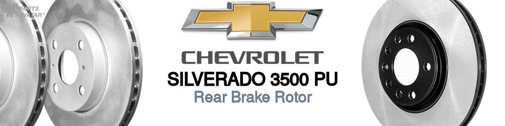 Discover Chevrolet Silverado 3500 pu Rear Brake Rotors For Your Vehicle