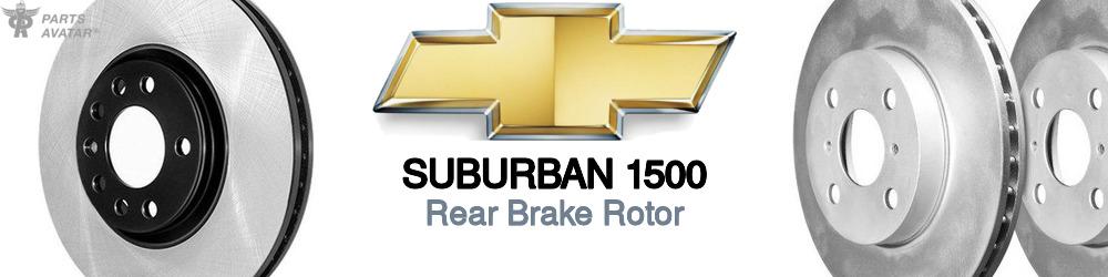 Discover Chevrolet Suburban 1500 Rear Brake Rotors For Your Vehicle