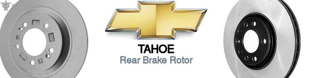 Discover Chevrolet Tahoe Rear Brake Rotors For Your Vehicle