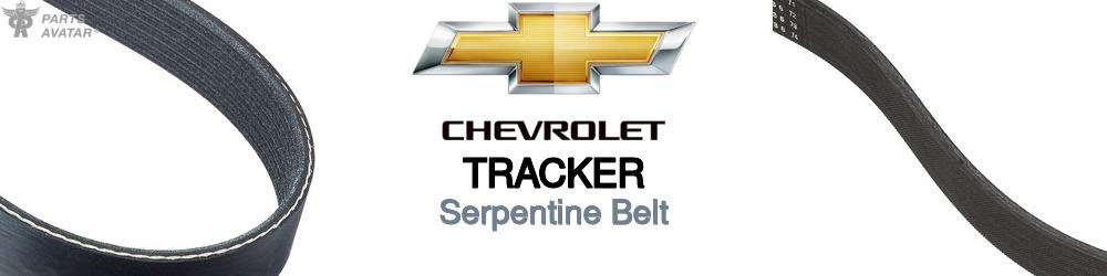 Discover Chevrolet Tracker Serpentine Belts For Your Vehicle