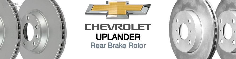 Discover Chevrolet Uplander Rear Brake Rotors For Your Vehicle